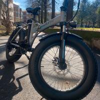 Bici Fat Bike Elettrica Pieghevole