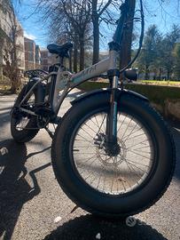 Bici Fat Bike Elettrica Pieghevole