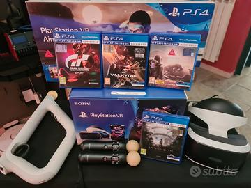PSVR + controller + fucile AimPoint + giochi