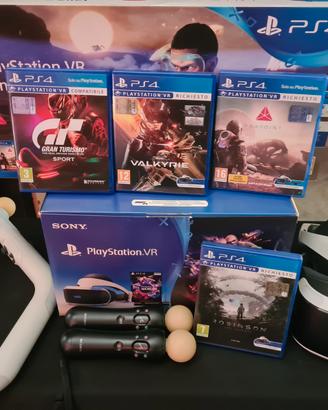 PSVR + controller + fucile AimPoint + giochi