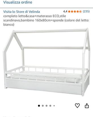 LETTO BAMBINO STILE SCANDINAVO