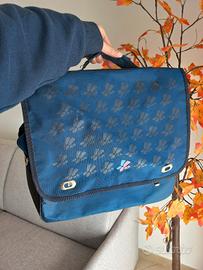 Borsa porta pc Blu con Fantasia Farfalle