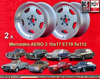 4 pz cerchi Mercedes Aero 3 10x17 ET19 5x112