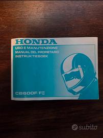 Manuale Honda CB600 F Hornet