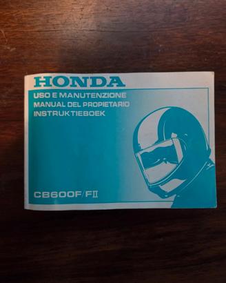 Manuale Honda CB600 F Hornet