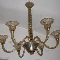 1930 Lampadario Venini ( Murano ) AUTENTICO
