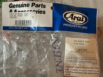 Visiera casco jet Arai