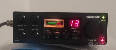 PRESIDENT VALERY RADIO CB 40 CH AM FM