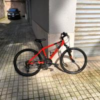 bici per bambino b’twin rockrider 500 arancione
