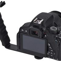 Staffa a L con Doppia Hot Shoe per Fotocamera