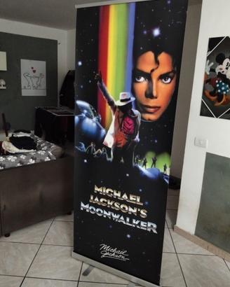 Michael Jackson "Moonwalker" Roll-up espositore