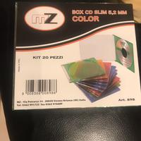 Custodie  Colorate per Cd-Bluray-DVD-Nuovo