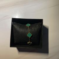 Bracciale quadrifoglio placcato in oro giallo