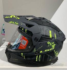 Casco LS2 MX702 Pioneer II CRAZY MATT Grey/Yellow