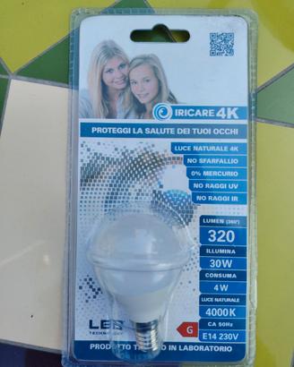 set 5 lampadine LED Iricare 4K