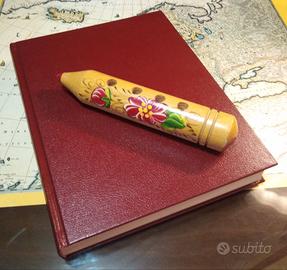 Porta penne-matite in legno  da scrivania