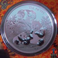 Cina 2025 panda moneta argento 30 gram bu