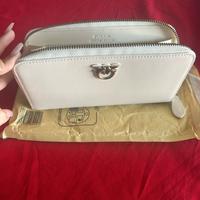 Portafoglio pinko bianco pelle