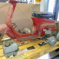 lambretta j50 con librettino epoca