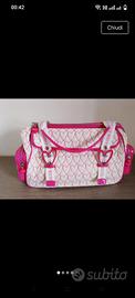Borsa Bauletto Fiorucci Vintage Y2K con Cuori 