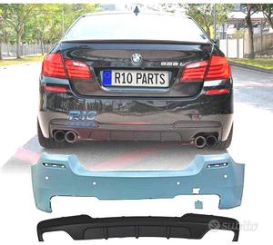PARAURTI POSTERIORE BMW F10 LOOK M PERFORMANCE PDC