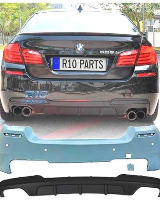 PARAURTI POSTERIORE BMW F10 LOOK M PERFORMANCE PDC