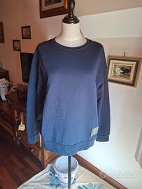 felpa blu Armani Exchange tg M cotone