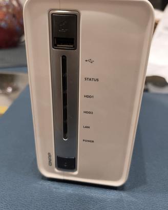 Nas Qnap con 2 HDD WD Red da 1 TB ciascuno