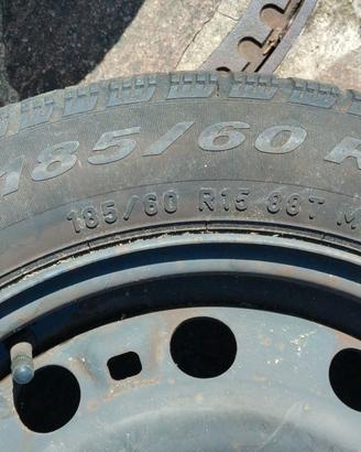 4 cerchioni 5 fori in lamiera 185/60 R15