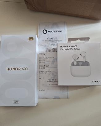 Honor 600 light +cuffie nuovo sigillato 