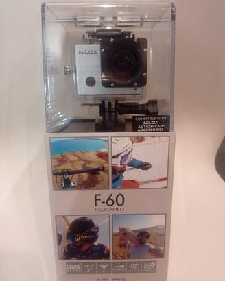 ACTION CAM NILOX F-60 RELOADED CON ACCESSORI