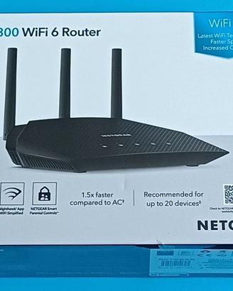 Router WiFi 6 NETGEAR RAX10 AX1800 - NUOVO SIGILLA
