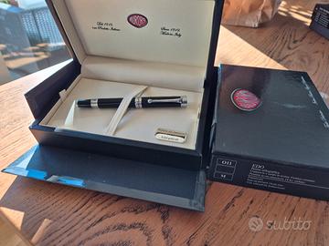 Aurora stilografica Edo oro 14kt 