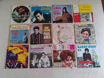 12 vinili 45 giri assortiti