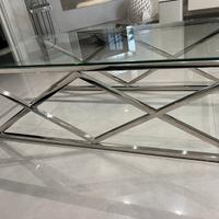 Tavolino salotto vetro temperato