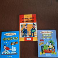 Tre libri di simpatiche barzellette per famiglia