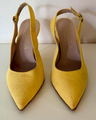 Decolte’ camoscio Veronica Made in Italy