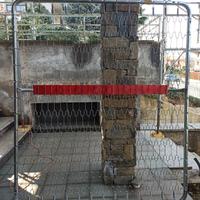 rete matrimoniale a maglie metalliche e molle