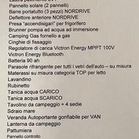 KIT camperizzazione VAN