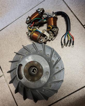 campana vespa alluminio, mozzo anteriore pkvolano 