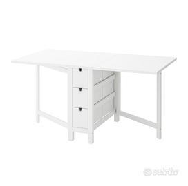 Tavolo pieghevole con cassetti Norden Ikea