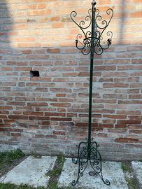 Appendi abiti vintage ferro verde e oro