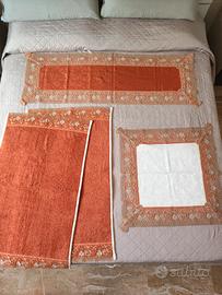 Set Jesurum Venezia lusso bagno+tavola ricamato