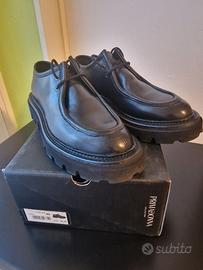 scarpe donna stringate Primadonna, in pelle