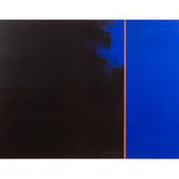 DEEP OCEAN - astratto su canapa 80x110