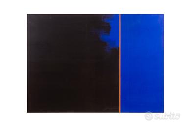 DEEP OCEAN - astratto su canapa 80x110