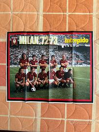 POSTER MILAN 72-73 - DA INTREPIDO