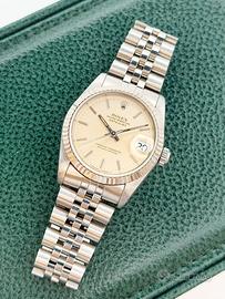 Rolex Datejust 31 Zaffiro, Oro bianco, Si Permute