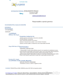 Operaio Responsabile