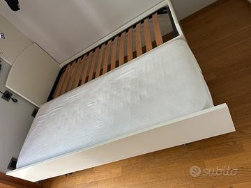 Letto singolo col secondo estraibile